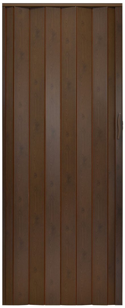 Drzwi harmonijkowe 001P WENGE MAT G - 80 cm