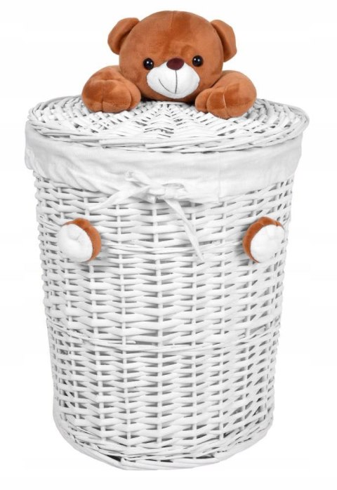 Kosz wiklinowy Miś 40L Kosz wiklinowy Miś 40L