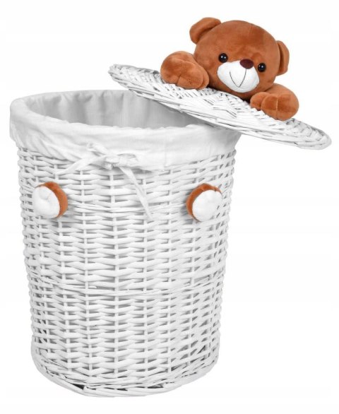 Kosz wiklinowy Miś 40L Kosz wiklinowy Miś 40L