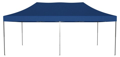 Pawilon handlowy ekspresowy - 3x6 m - niebieski