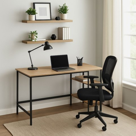 Biurko loftowe komputerowe FALUN MODERN OAK
