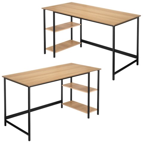 Biurko loftowe komputerowe FALUN MODERN OAK