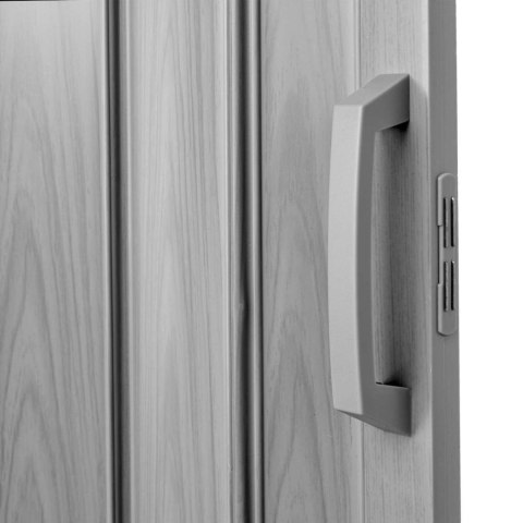 Drzwi harmonijkowe 004 07 szary dąb 80 cm